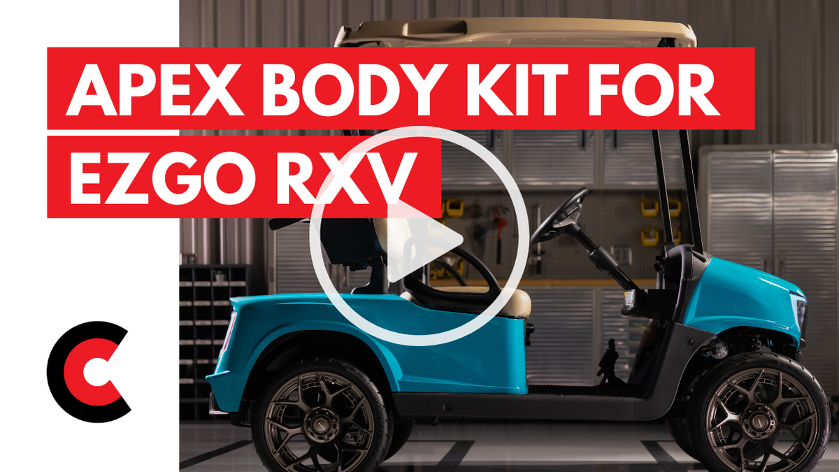 First Look Apex Body Kit for EZGO RXV Converted Carts