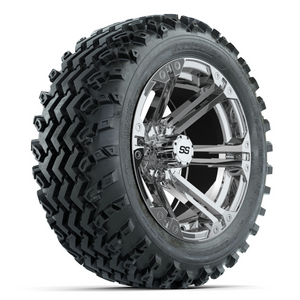 14-Inch GTW Specter Chrome with 23x10-14 Rogue All Terrain Tires Set of (4)