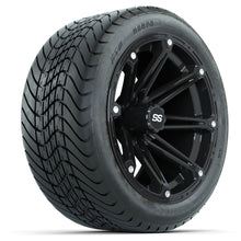 Load image into Gallery viewer, 14-inch GTW Element Wheels / Black Finish with 225/30-14 Mamba Street Tires (Set of 4)