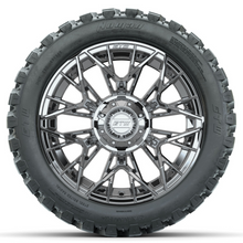 Load image into Gallery viewer, 14-Inch GTW Stellar Chrome Wheels with 23 Inch Nomad All-Terrain Tires Set of (4)