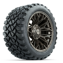 Load image into Gallery viewer, 14-Inch GTW Stellar Matte Bronze Wheels with 23 Inch Nomad All-Terrain Tires Set of (4)