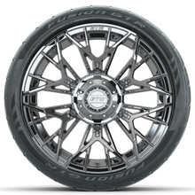 Load image into Gallery viewer, 15&quot; GTW STELLAR Chrome Wheels with 22&quot; GTW Fusion Street Tires (Set of 4)