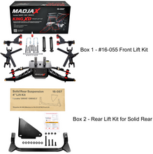 Load image into Gallery viewer, Yamaha - 4” MadJax King XD Lift Kit for Yamaha G29/Drive & Drive2 with Solid/Fixed Rear Axle
