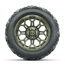 Load image into Gallery viewer, 14-Inch GTW Recon Green Bravo Off-Road Wheels on 23-Inch GTW Barrage Mud Tires (Set of 4)