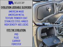 Load image into Gallery viewer, Evolution Golf Cart Lockable Glovebox Kit