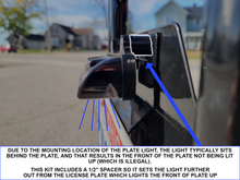 Load image into Gallery viewer, Evolution Golf Cart License Plate Mount