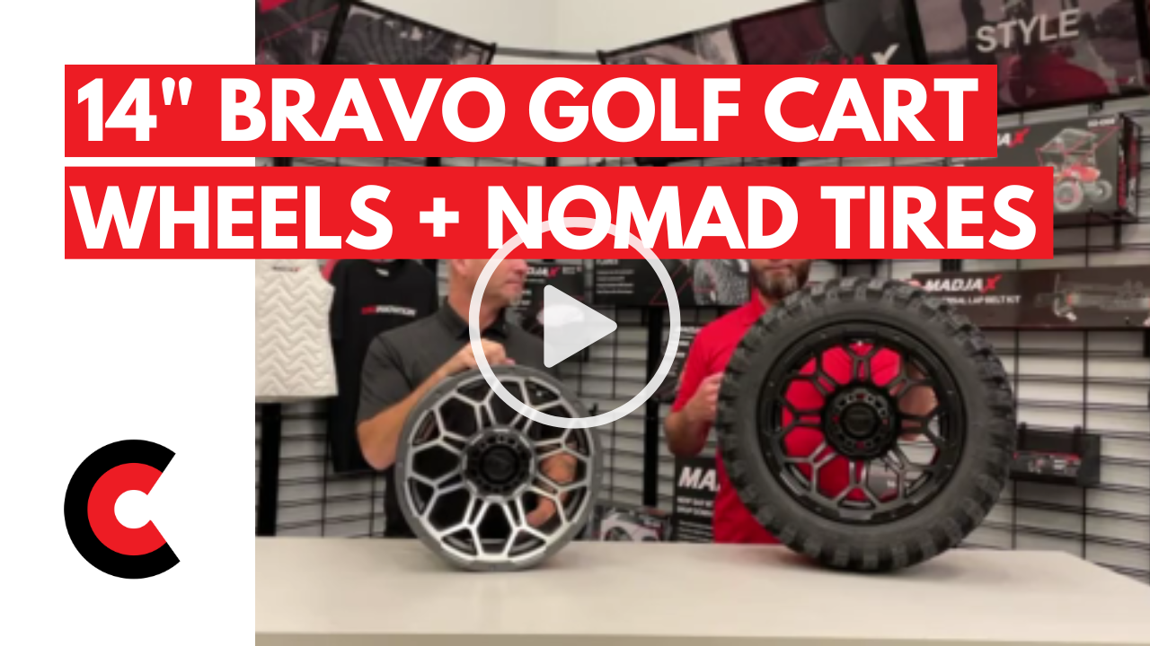 14-Inch GTW Bravo Wheels on 23-Inch GTW Nomad All-Terrain Tires