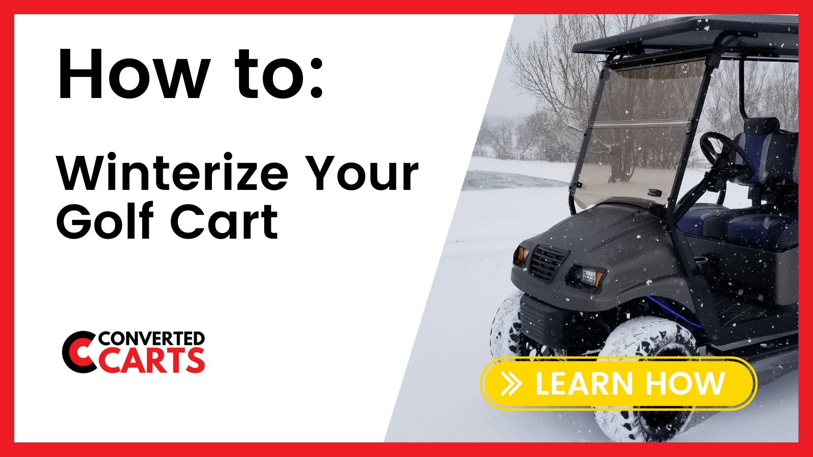 How To Winterize Your Golf Cart