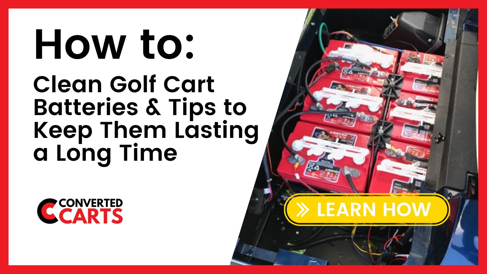 How to Clean Golf Cart Batteries