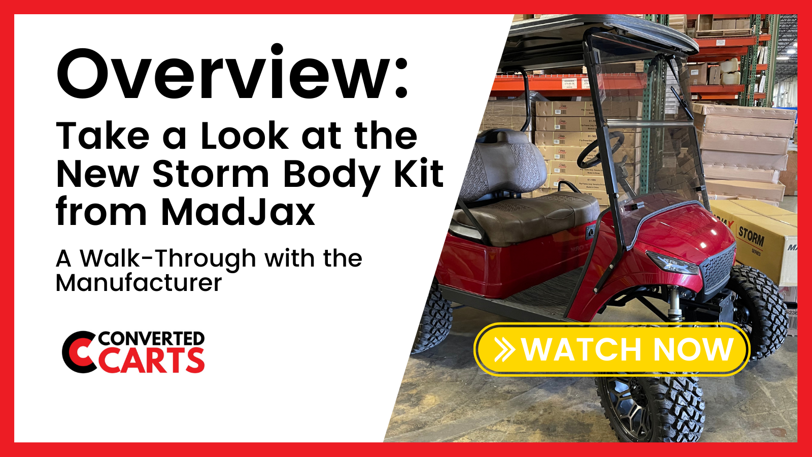 New MadJax E-Z-GO TXT Storm Body Kit Overview