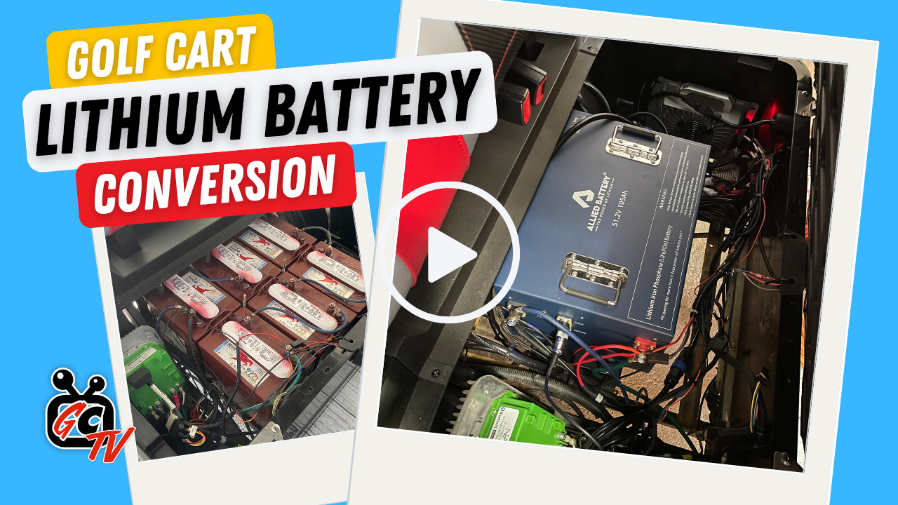 Awesome GOLF CART LITHIUM Battery Conversion