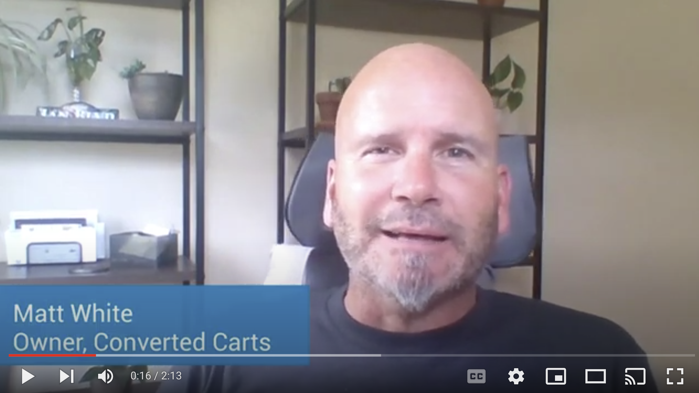A Message from the Owner of Converted Carts