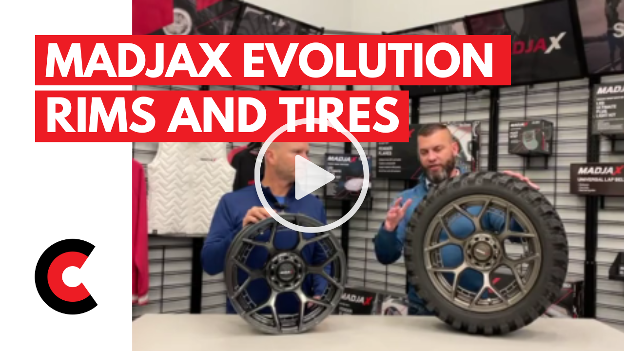 MadJax Evolution Golf Cart Rims and Tires