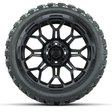 Load image into Gallery viewer, 15&quot; GTW Bravo Matte Black Wheels with 23&quot; GTW Nomad All-Terrain Tires (Set of 4)