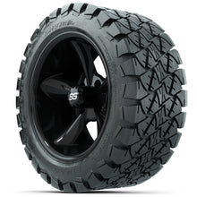 Load image into Gallery viewer, Set of (4) 14 in GTW Godfather Wheels with 22x10-14 GTW Timberwolf All-Terrain Tires