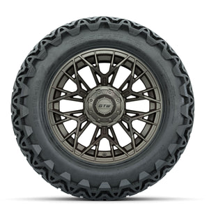 14-Inch GTW Stellar Matte Bronze Wheels with 23 Inch Predator All-Terrain Tires Set of (4)