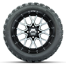 Load image into Gallery viewer, Set of (4) 14 in GTW Vortex Wheels with 23x10-14 GTW Nomad All-Terrain Tires