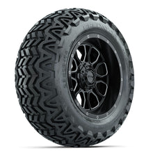 Load image into Gallery viewer, 14-Inch GTW Volt Machined &amp; Black Wheels with 23 Inch Predator All-Terrain Tires Set of (4)