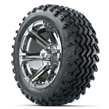 Load image into Gallery viewer, 14-Inch GTW Specter Chrome with 23x10-14 Rogue All Terrain Tires Set of (4)