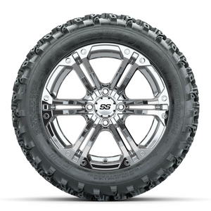 14-Inch GTW Specter Chrome with 23x10-14 Rogue All Terrain Tires Set of (4)