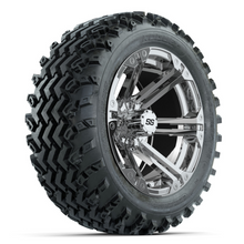 Load image into Gallery viewer, 14-Inch GTW Specter Chrome with 23x10-14 Rogue All Terrain Tires Set of (4)