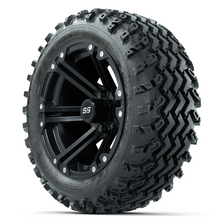 Load image into Gallery viewer, 14-Inch GTW Specter Matte Black with 23x10-14 Rogue All Terrain Tires Set of (4)