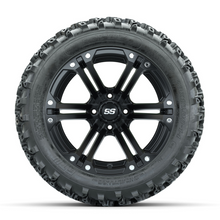 Load image into Gallery viewer, 14-Inch GTW Specter Matte Black with 23x10-14 Rogue All Terrain Tires Set of (4)