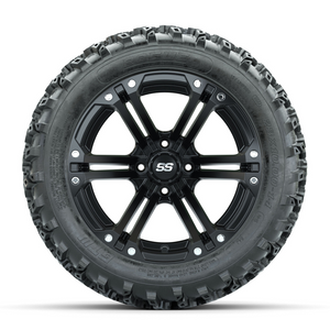 14-Inch GTW Specter Matte Black with 23x10-14 Rogue All Terrain Tires Set of (4)