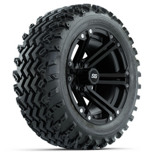 Load image into Gallery viewer, 14-Inch GTW Specter Matte Black with 23x10-14 Rogue All Terrain Tires Set of (4)