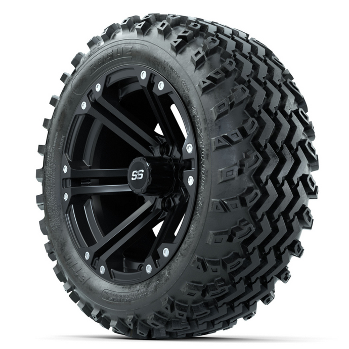 14-Inch GTW Specter Matte Black with 23x10-14 Rogue All Terrain Tires Set of (4)