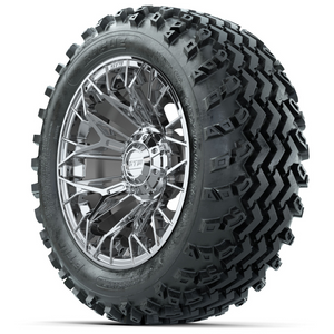 14-Inch GTW Stellar Chrome with 23x10-14 Rogue All Terrain Tires Set of (4)