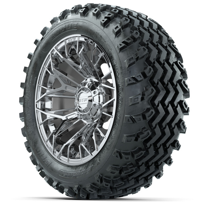 14-Inch GTW Stellar Chrome with 23x10-14 Rogue All Terrain Tires Set of (4)