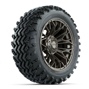 14-Inch GTW Stellar Matte Bronze with 23x10-14 Rogue All Terrain Tires Set of (4)