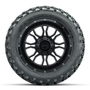 14-Inch GTW Volt Machined/Black with 23x10-14 Rogue All Terrain Tires Set of (4)