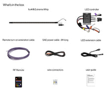 Load image into Gallery viewer, SoundExtreme Whip 1 x 4 Ft + LEDCast Controller