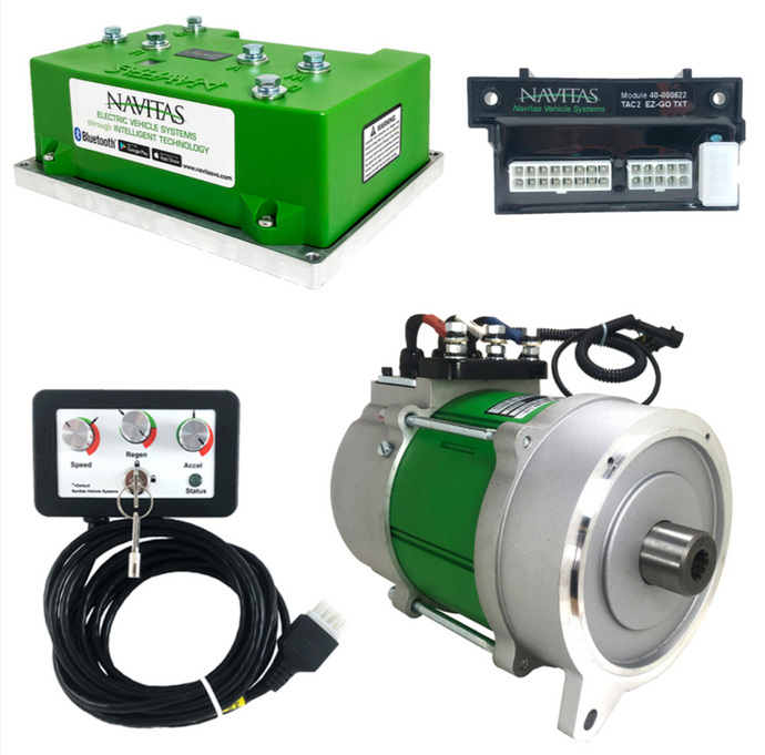 E-Z-GO TXT 440A 4KW Navitas DC to AC Conversion Kit with On-the-Fly Programmer