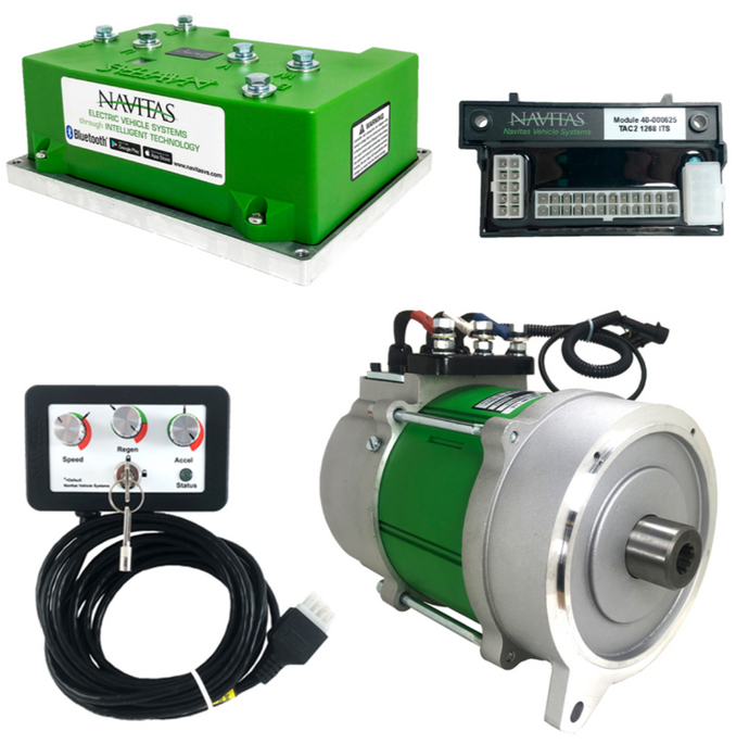 E-Z-GO S4/L6/MPT/Utility 440A 4KW Navitas DC to AC Conversion Kit with On-the-Fly Programmer