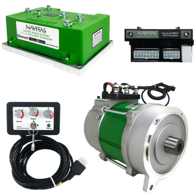 Club Car Precedent, Tempo, Onward, DS (IQ) 600A 4KW Navitas DC to AC Conversion Kit with On-the-Fly Programmer