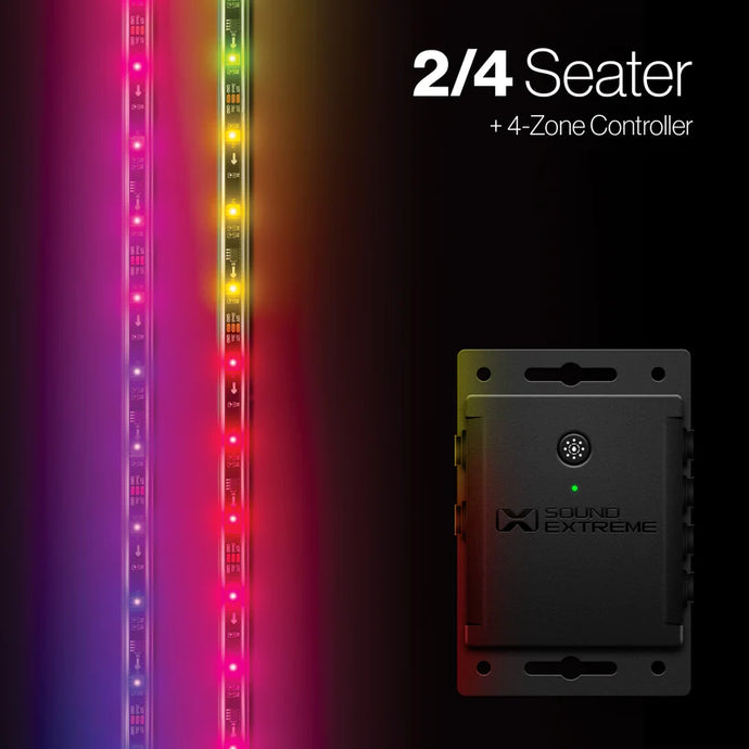 SoundExtreme LED Strips - 2/4 Seat Cart + LED Controller