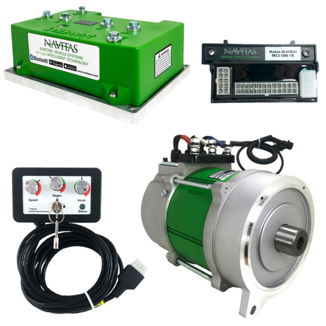 E-Z-GO TXT 48V 600A 5KW Navitas DC to AC Conversion Kit with On the Fly Programmer