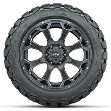 Load image into Gallery viewer, 14-Inch GTW Raven Matte Gray and Ball Milled Wheels with 22x10-14 GTW Timberwolf All-Terrain Tires (Set of 4)