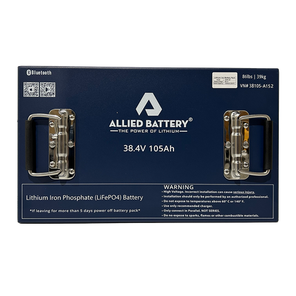 Allied 36V 105Ah Lithium Battery Bundle for Yamaha Golf Carts