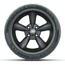 Load image into Gallery viewer, 14-inch GTW Matte Gray Godfather Wheels with 205/40-R14 Fusion GTR Street Tires Set of (4)