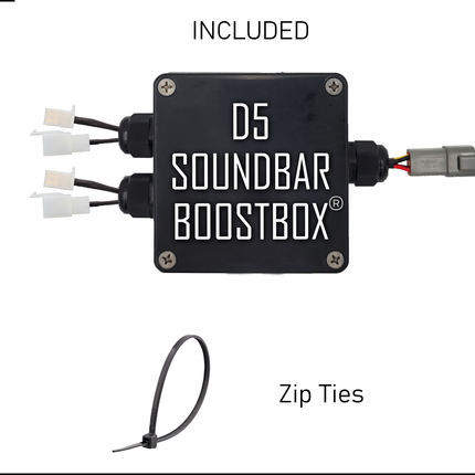 Evolution D5 Soundbar BoostBox