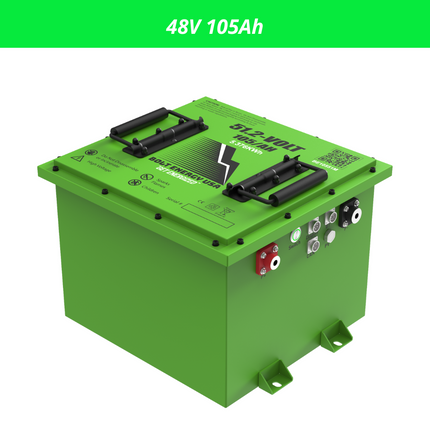 Bolt Energy 48V 105Ah "MINI" Lithium Battery Bundle for Yamaha Golf Carts