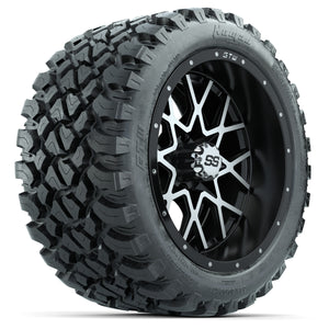 Set of (4) 14 in GTW Vortex Wheels with 23x10-14 GTW Nomad All-Terrain Tires