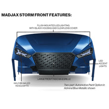 Load image into Gallery viewer, Storm Body Kit for E-Z-GO TXT Golf Carts - Black Metallic