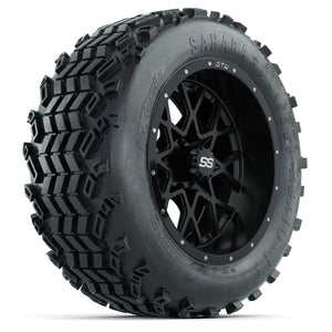 Set of (4) 14 in GTW Vortex Wheels with 23x10-14 Sahara Classic All-Terrain Tires