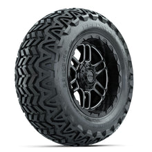 Load image into Gallery viewer, 14-Inch GTW Titan Machined &amp; Black Wheels with 23 Inch Predator All-Terrain Tires Set of (4)
