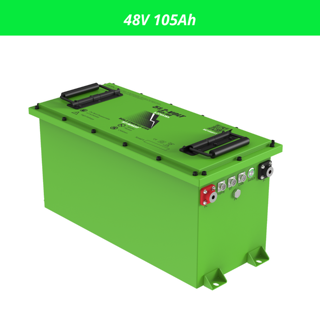 Bolt Energy 48V 105Ah "THIN" Lithium Battery Bundle for EZGO Golf Carts